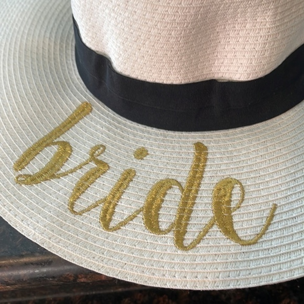 C&C EXCLUSIVES straw BRIDE HAT - Picture 9 of 9